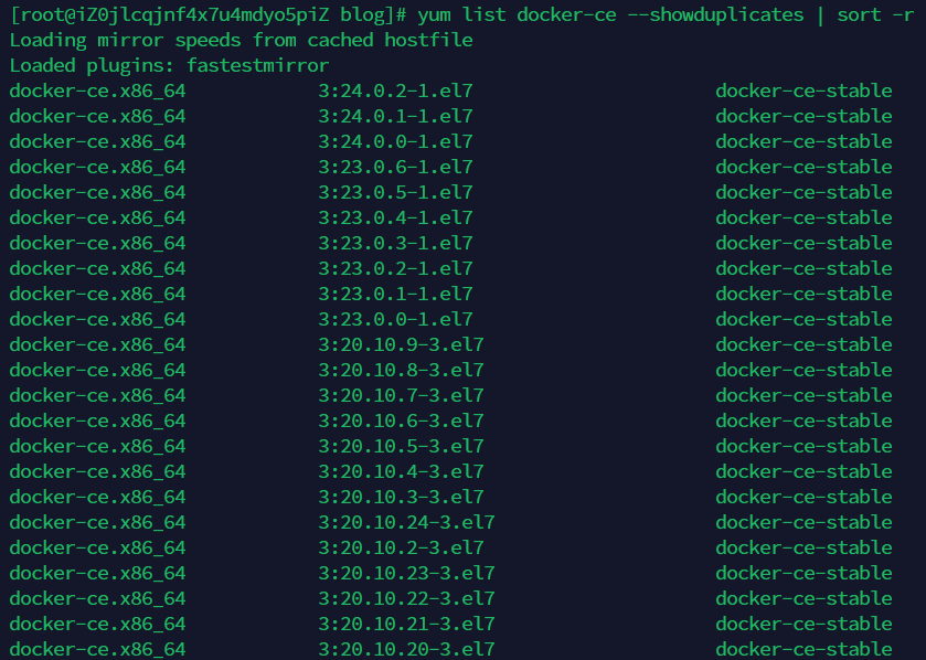 centos安装docker和docker-compose完整版