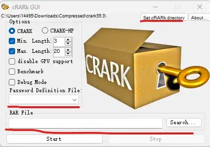 cRARk——暴力破解压缩包密码工具