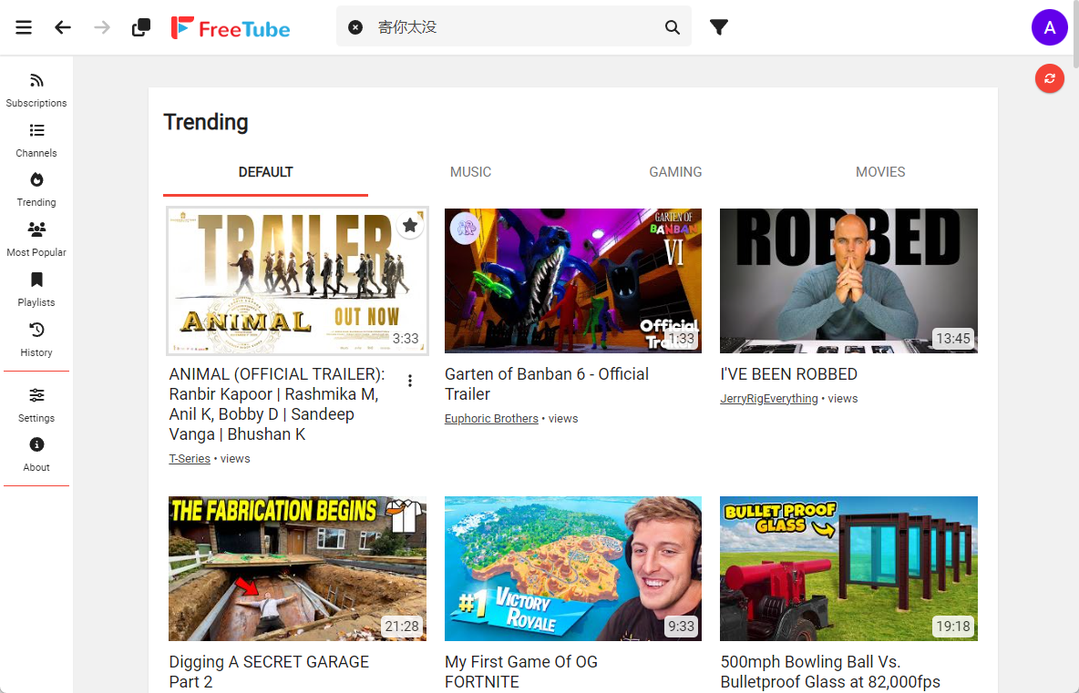 网友自制的YouTube播放器,无广且无需登录