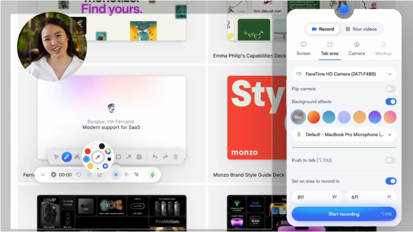 浏览器插件录屏工具