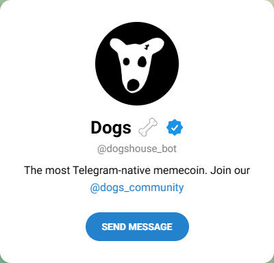 电报发行的狗狗币项目,动动小手就能领取