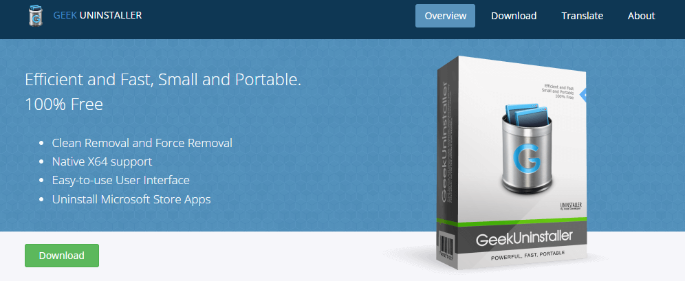 Geek Uninstaller
